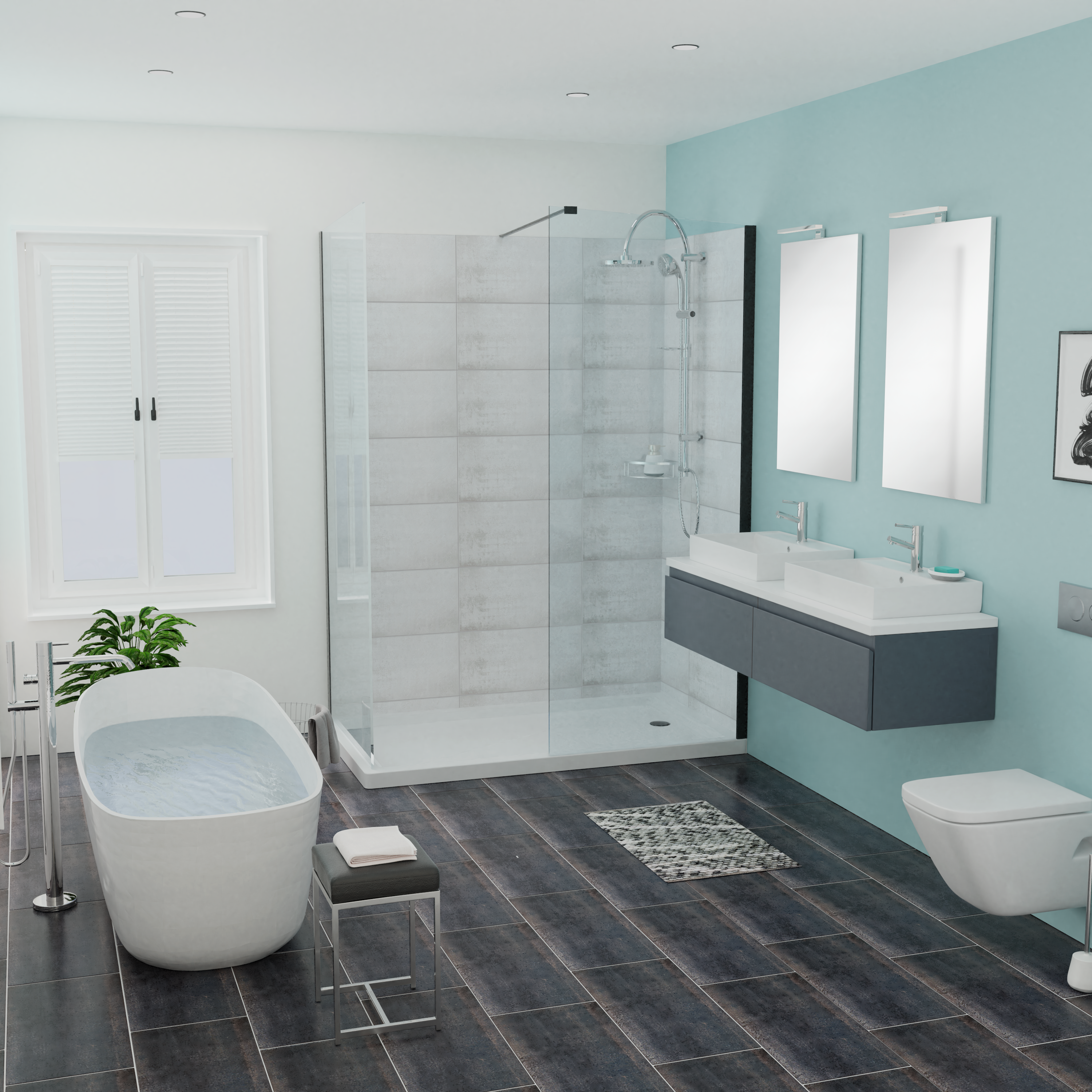 160cm-O14-Gama_Anthrazite_Matte-Full_Room