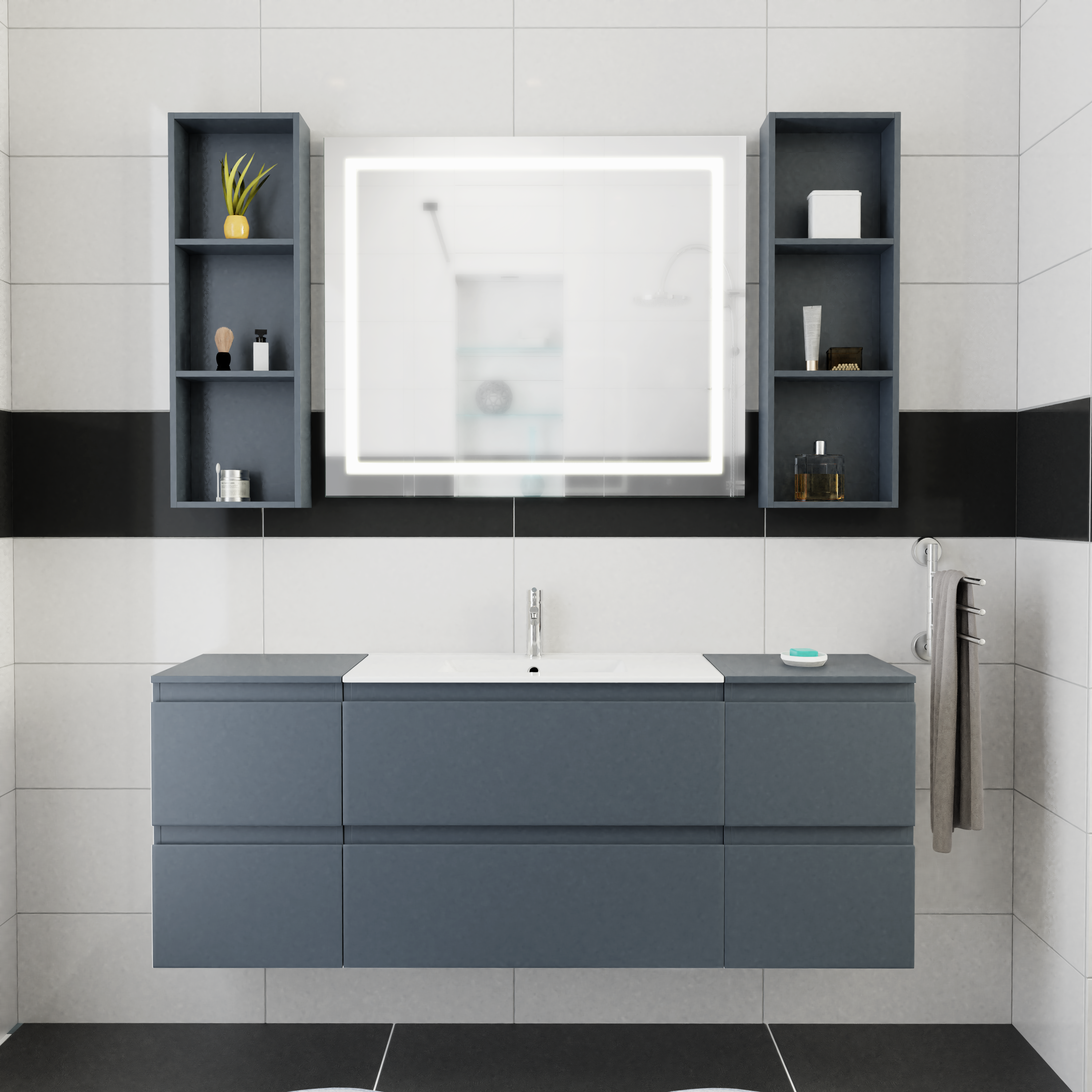 160cm-O54-Gama_Anthrazite_Matte-Front