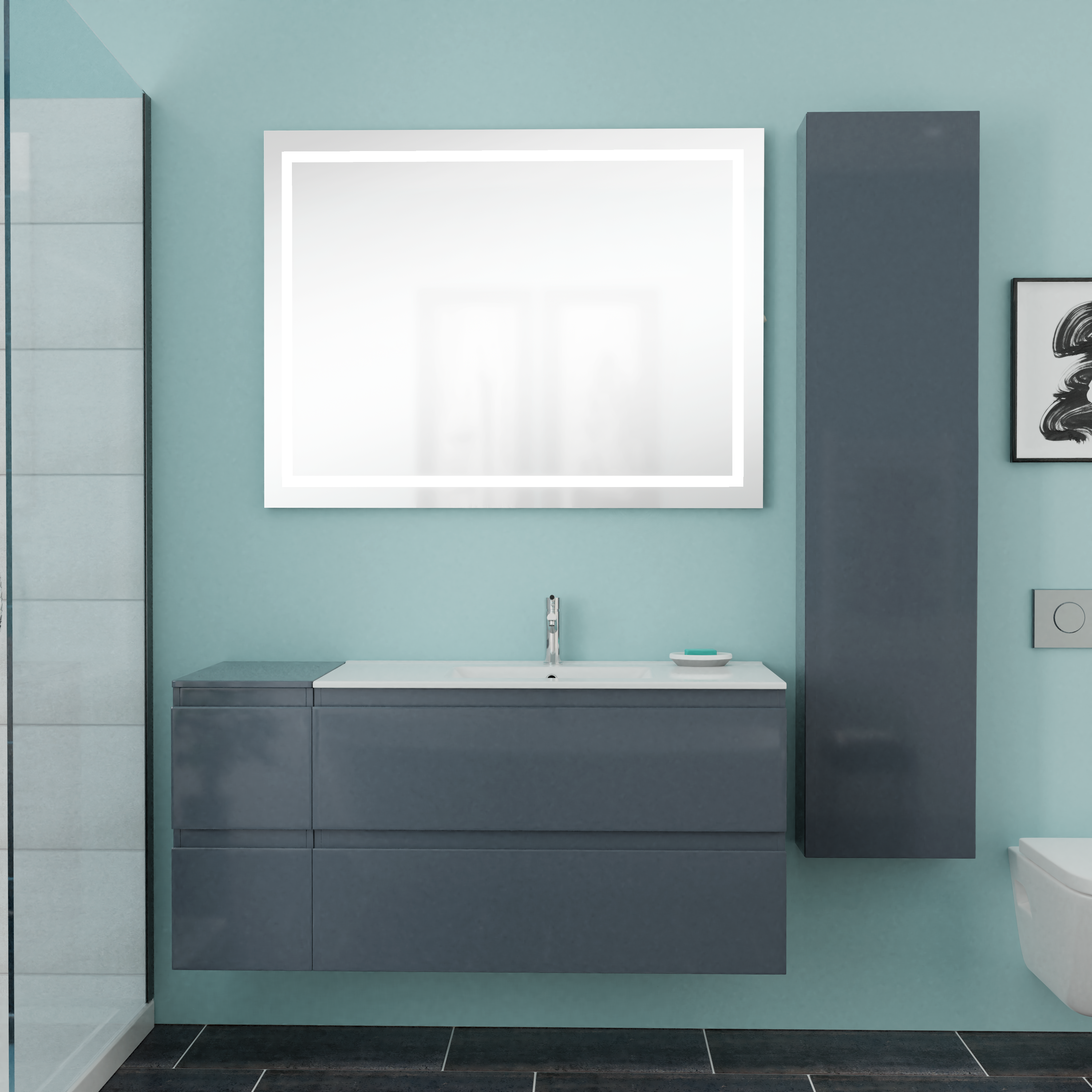 170cm-P15-Gama_Anthrazite_Glossy-Front