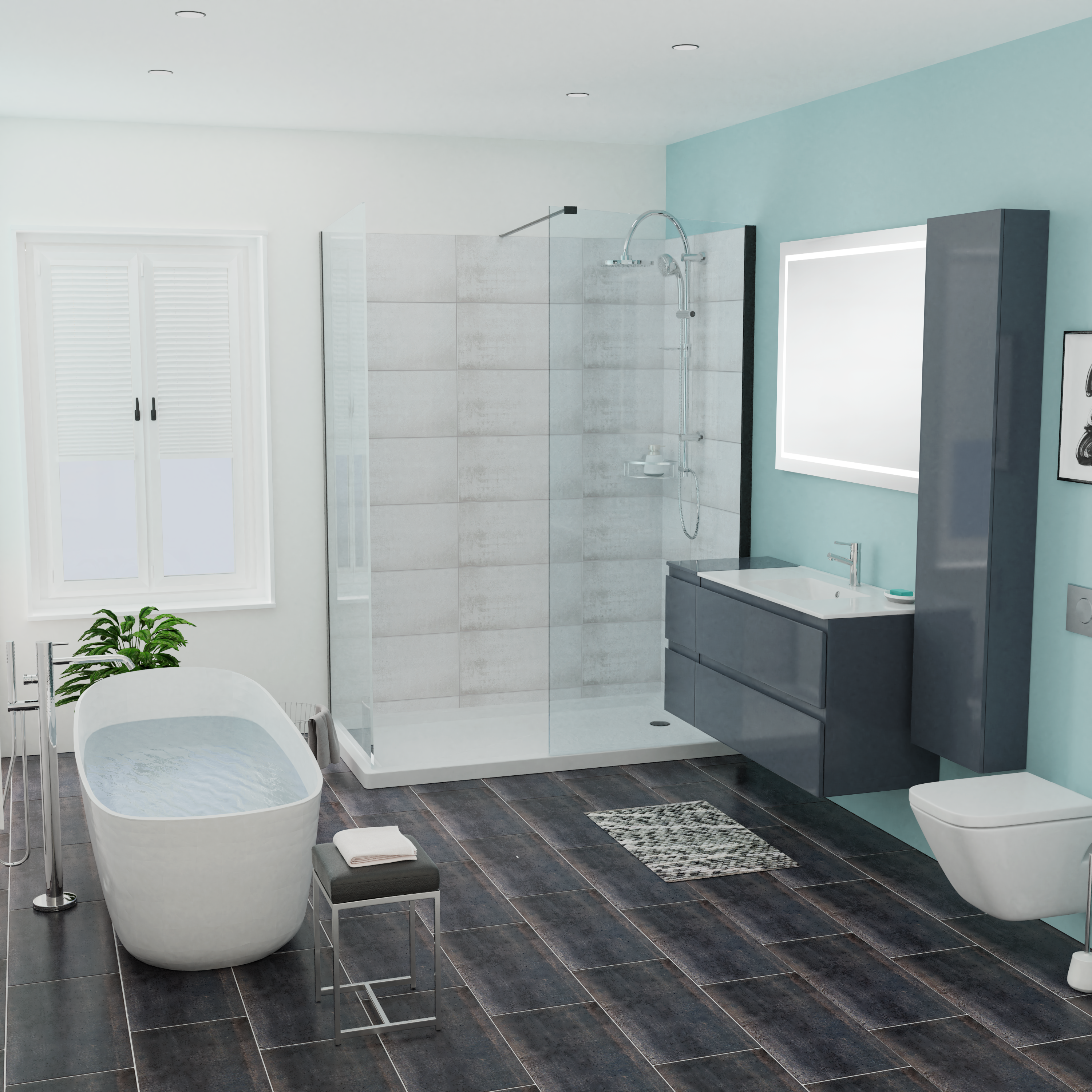 170cm-P15-Gama_Anthrazite_Glossy-Full_Room