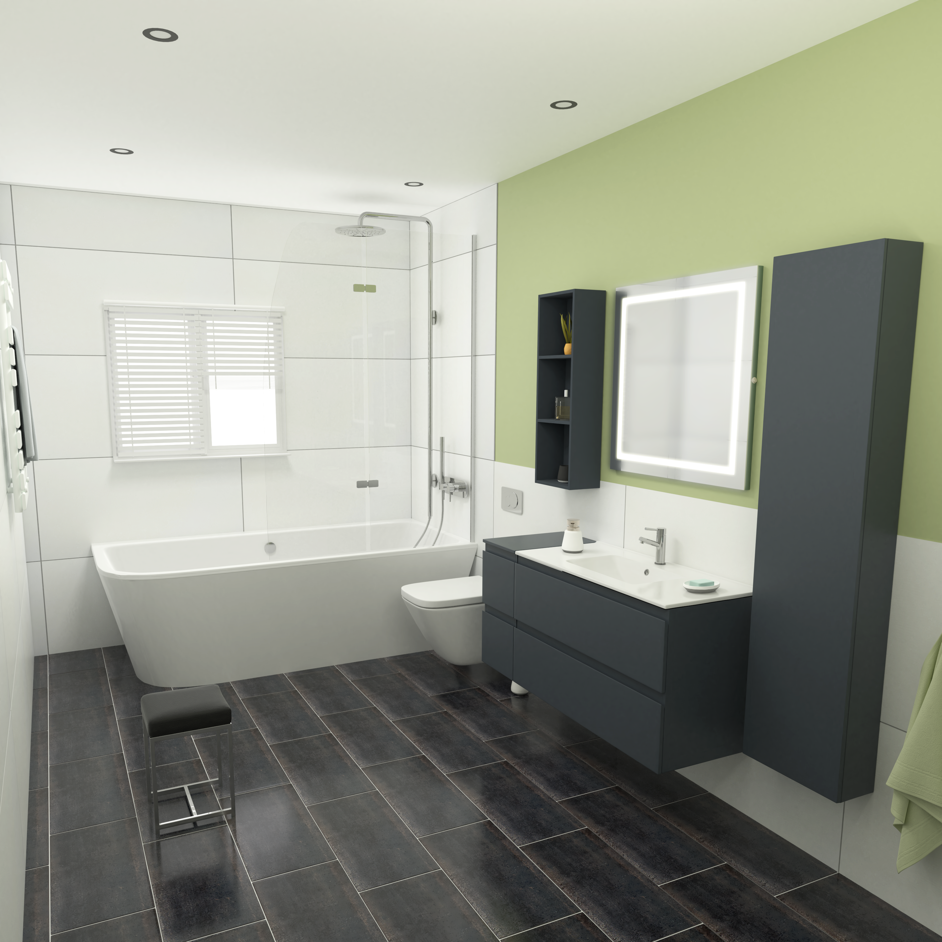 170cm-P4-Gama_Anthrazite_Matte-Full_Room