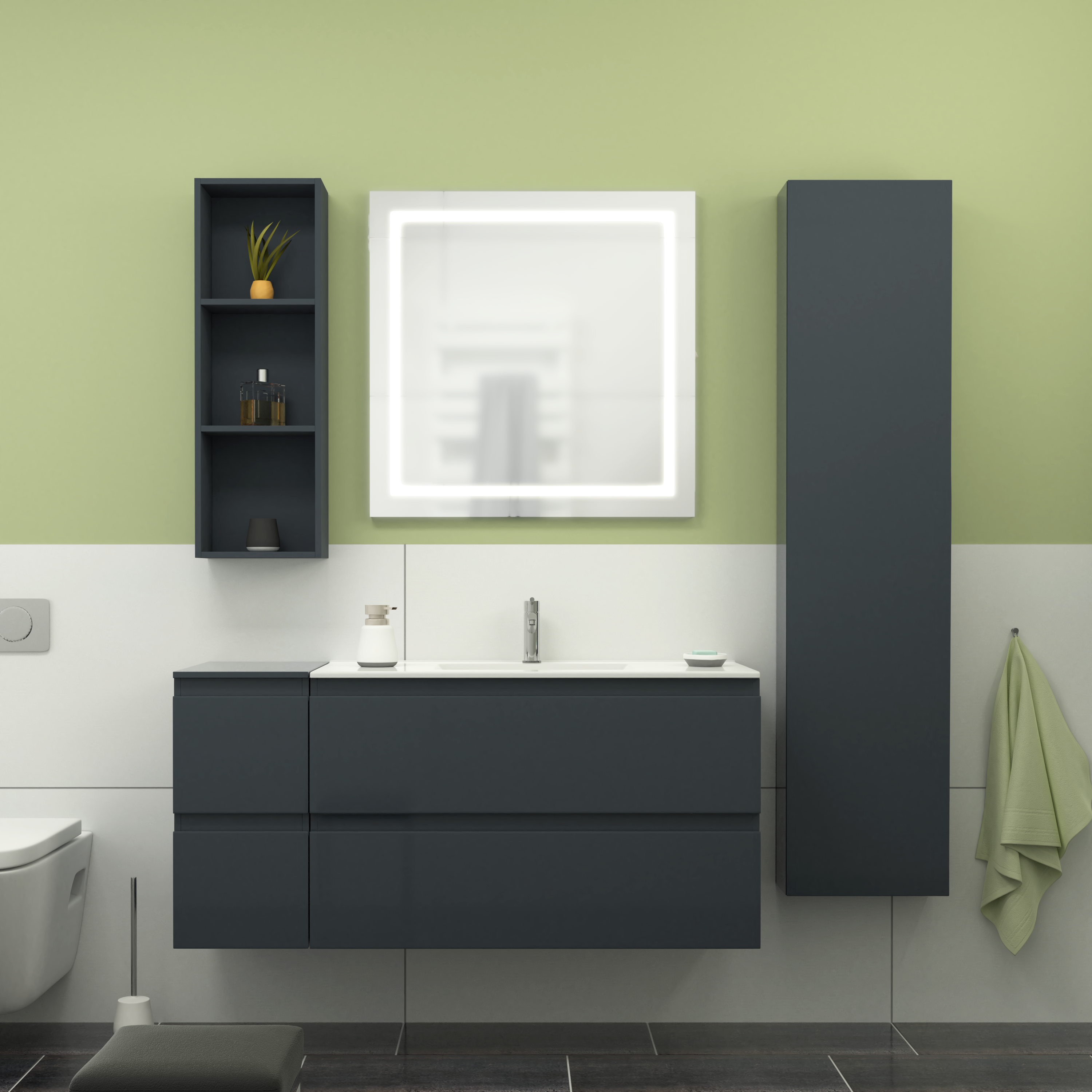 170cm-P5-Gama_Anthrazite_Glossy-Front