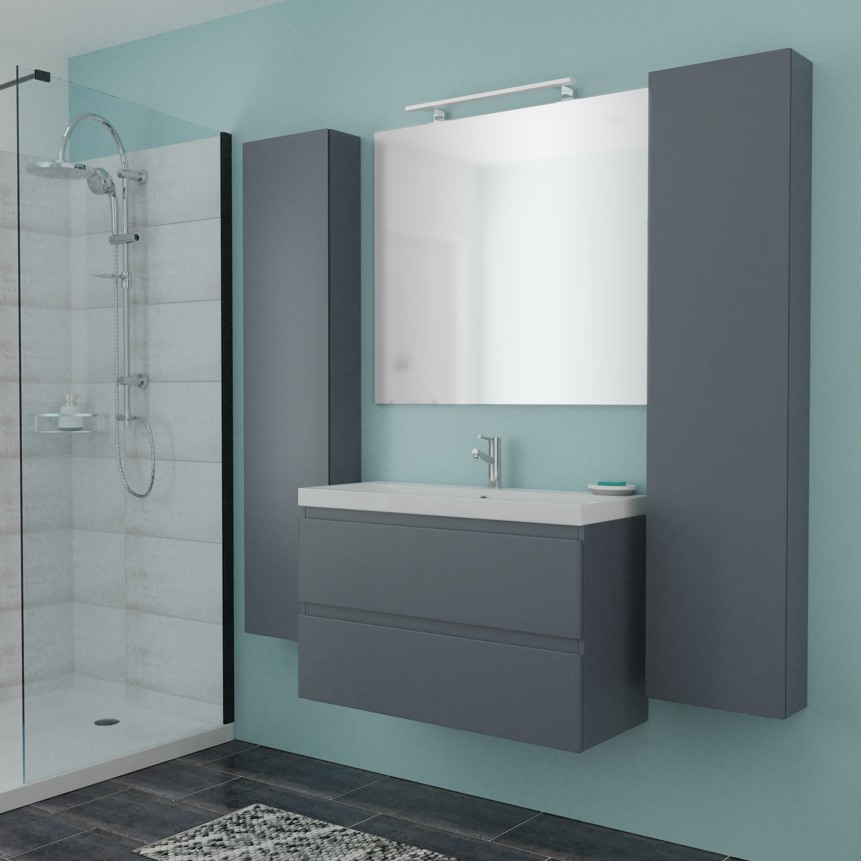 180cm-R14-Gama_Anthrazite_Matte-Side