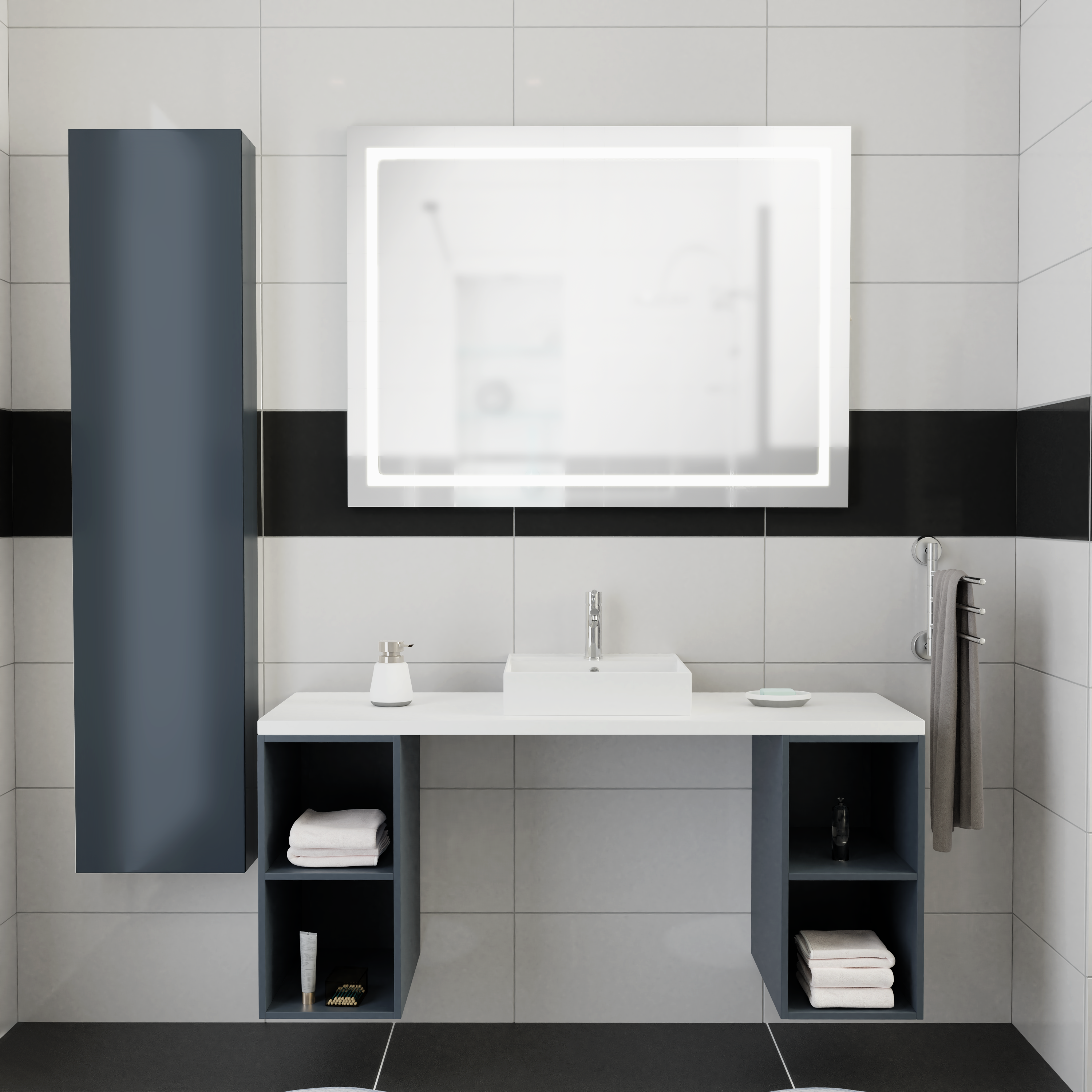 180cm-R5-Gama_Anthrazite_Glossy-Front