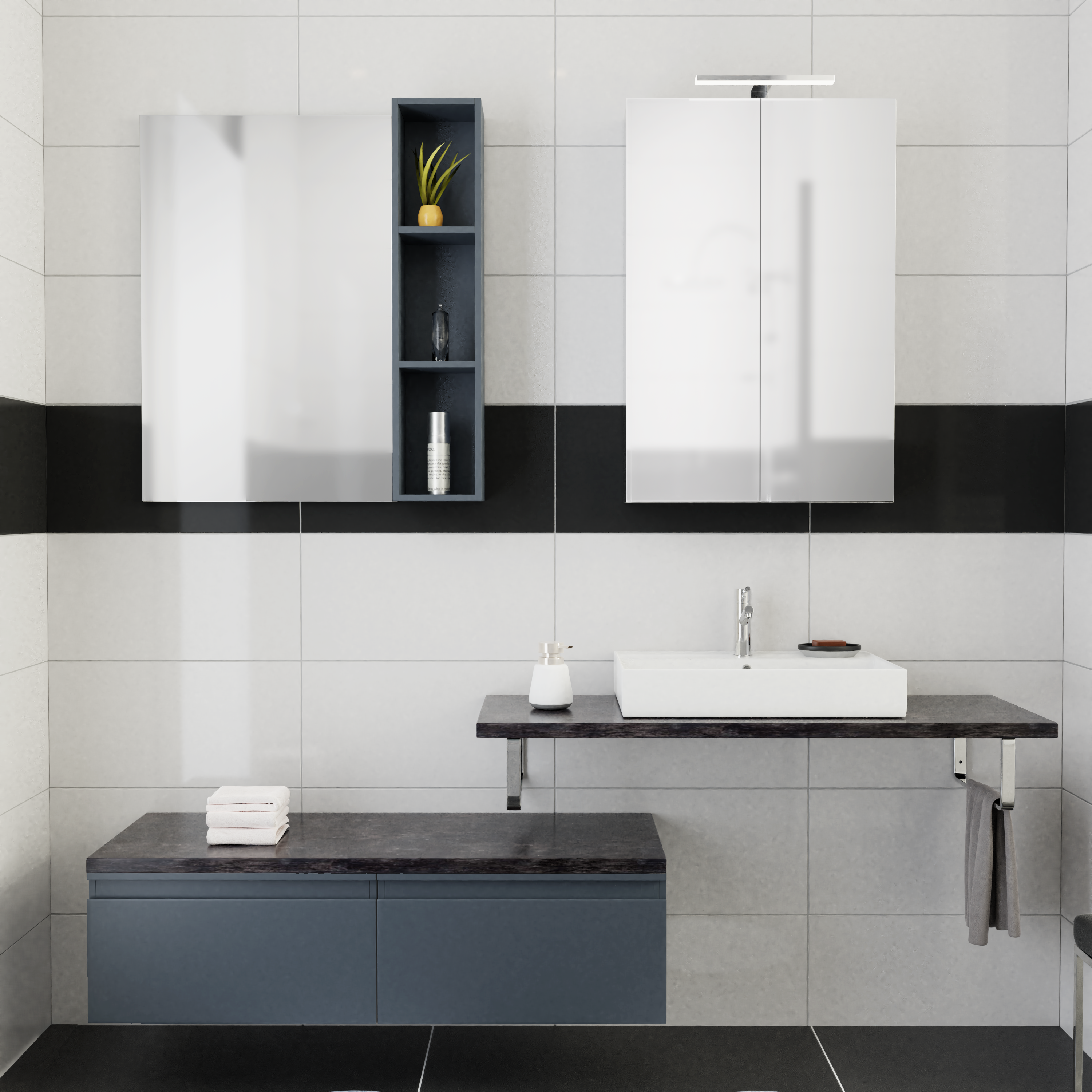 190cm-S4-Gama_Anthrazite_Matte-Front