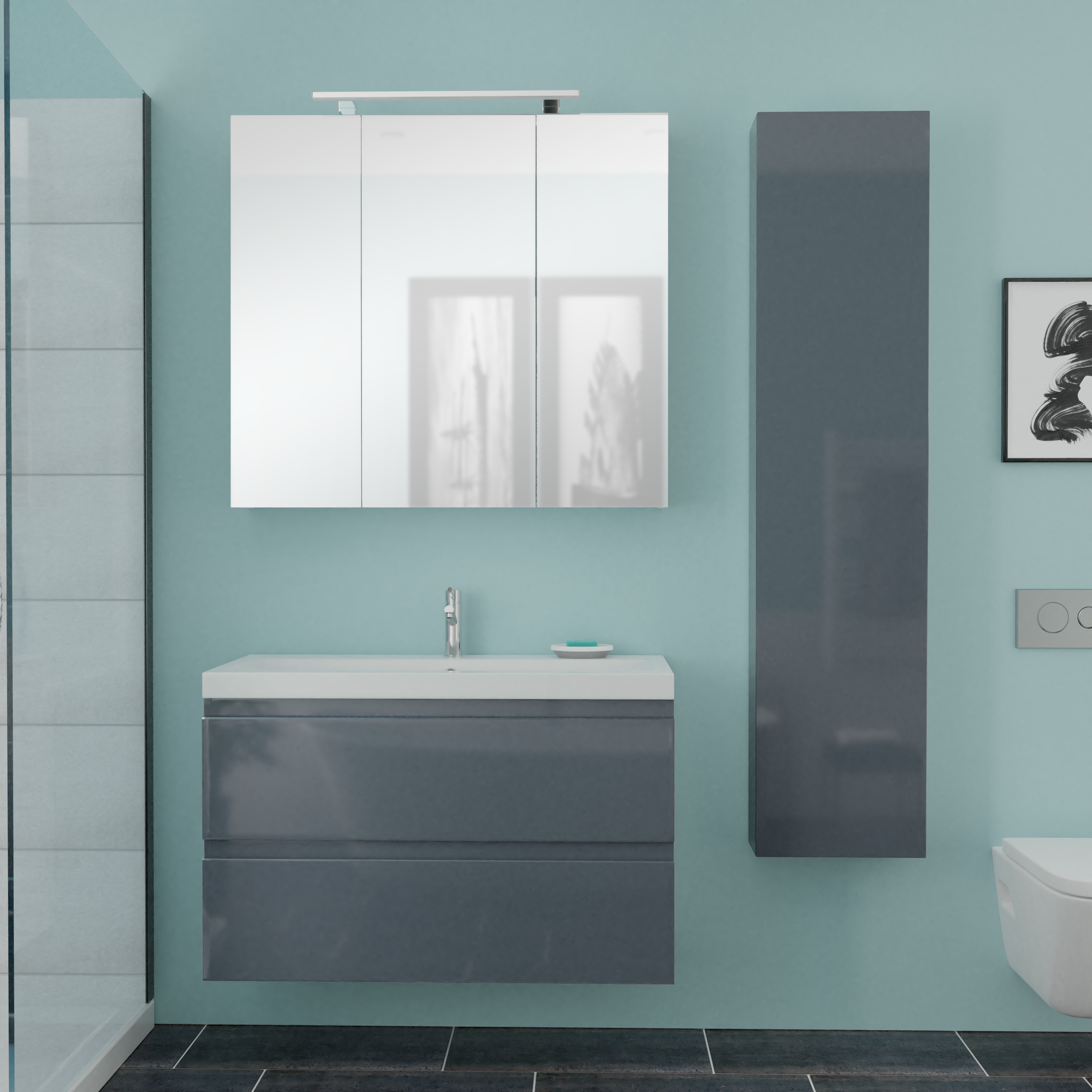 60cm-T25-Gama_Anthrazite_Glossy-Front