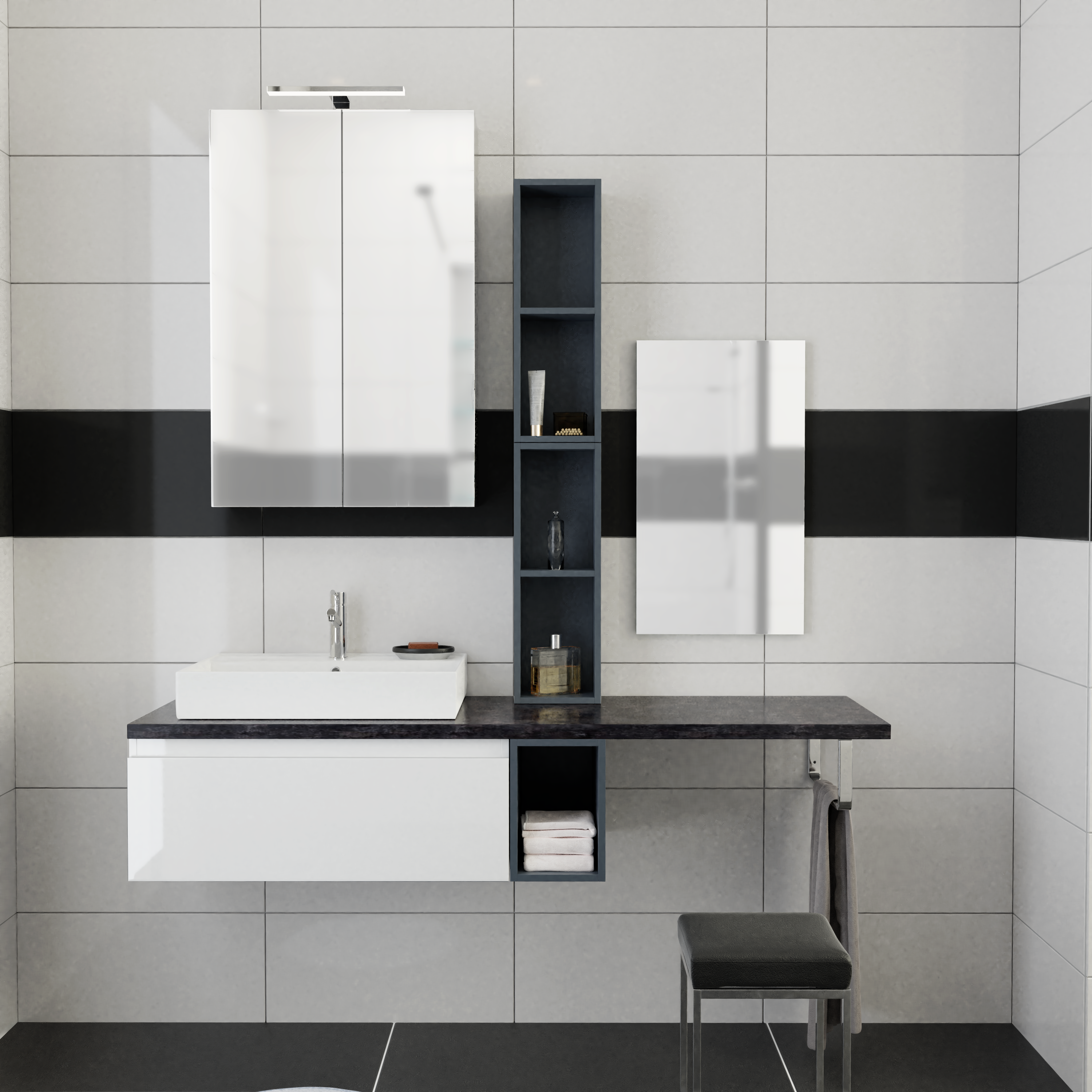 160cm-O83-Gama_Weiß_Glossy-Large-Side