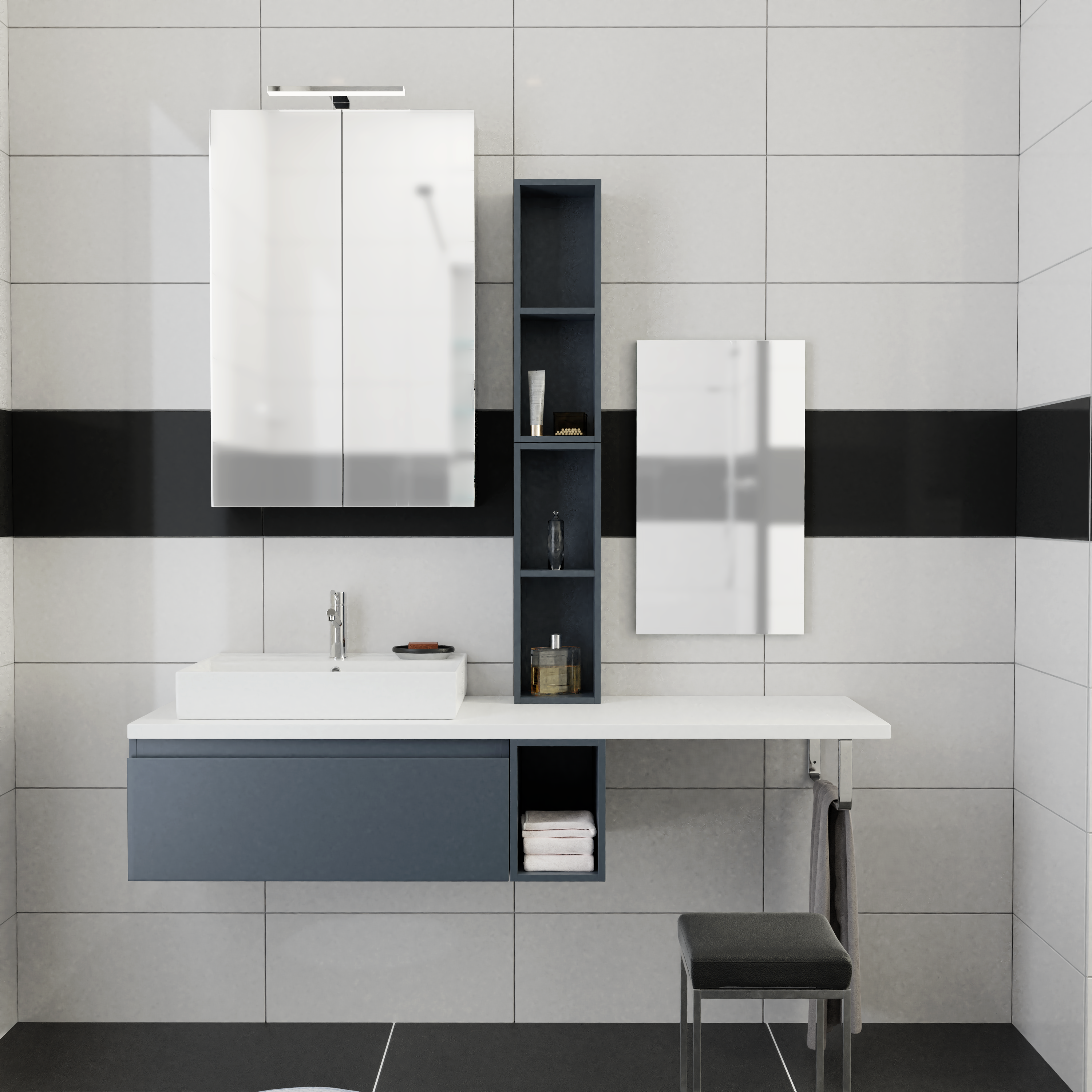 160cm-O84-Large-Gama_Anthrazite_Matte-Front