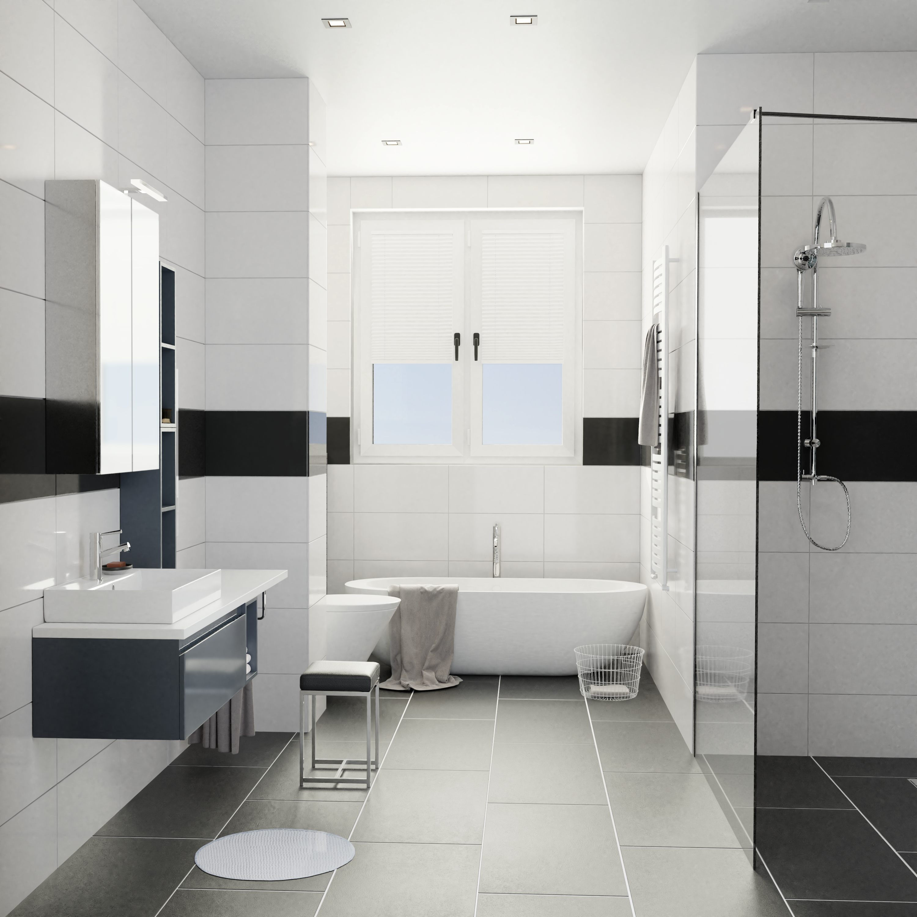 160cm-O85-Large-Gama_Anthrazite_Glossy-Full_Room
