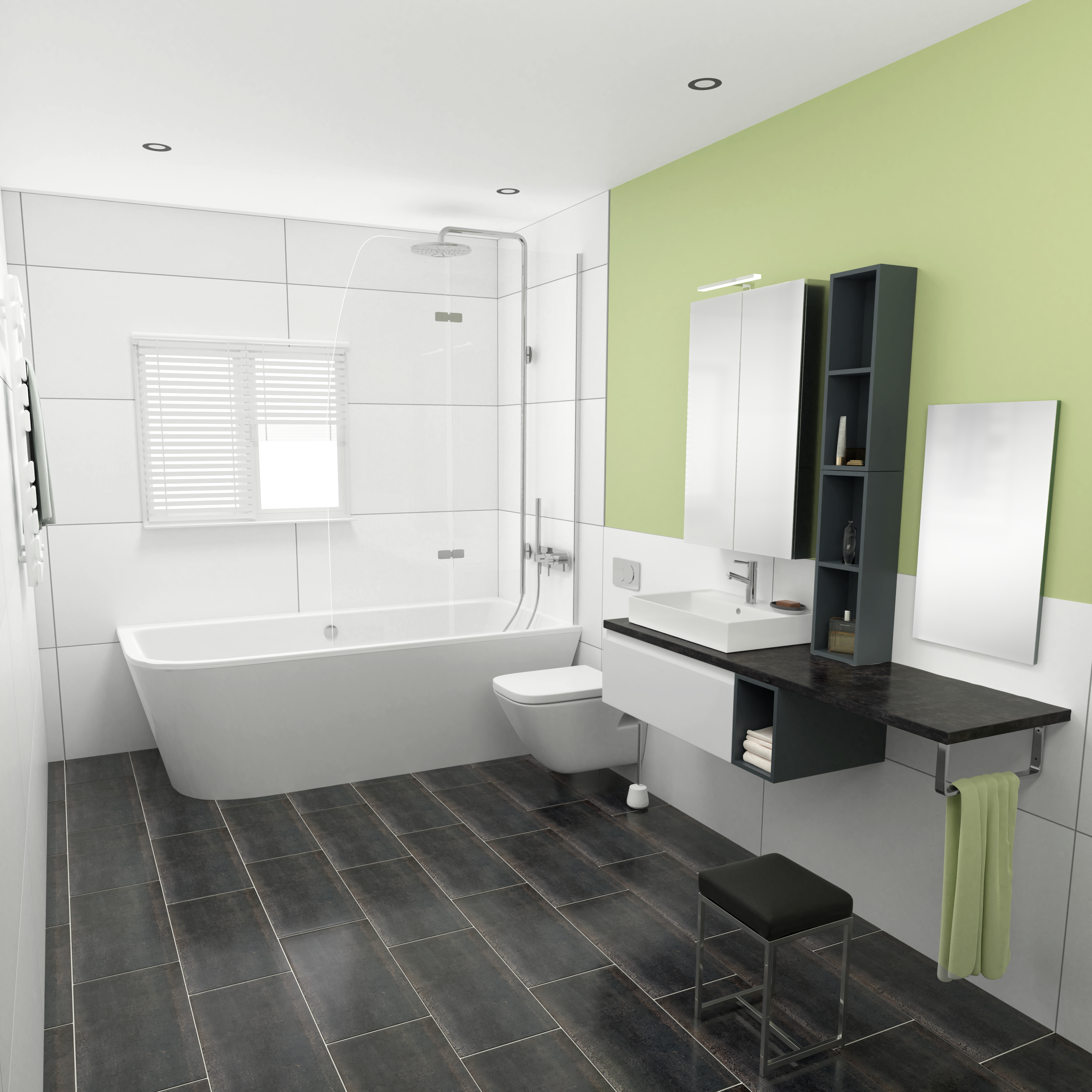 160cm-O83-Medium-Weiß_Glossy_Full Room