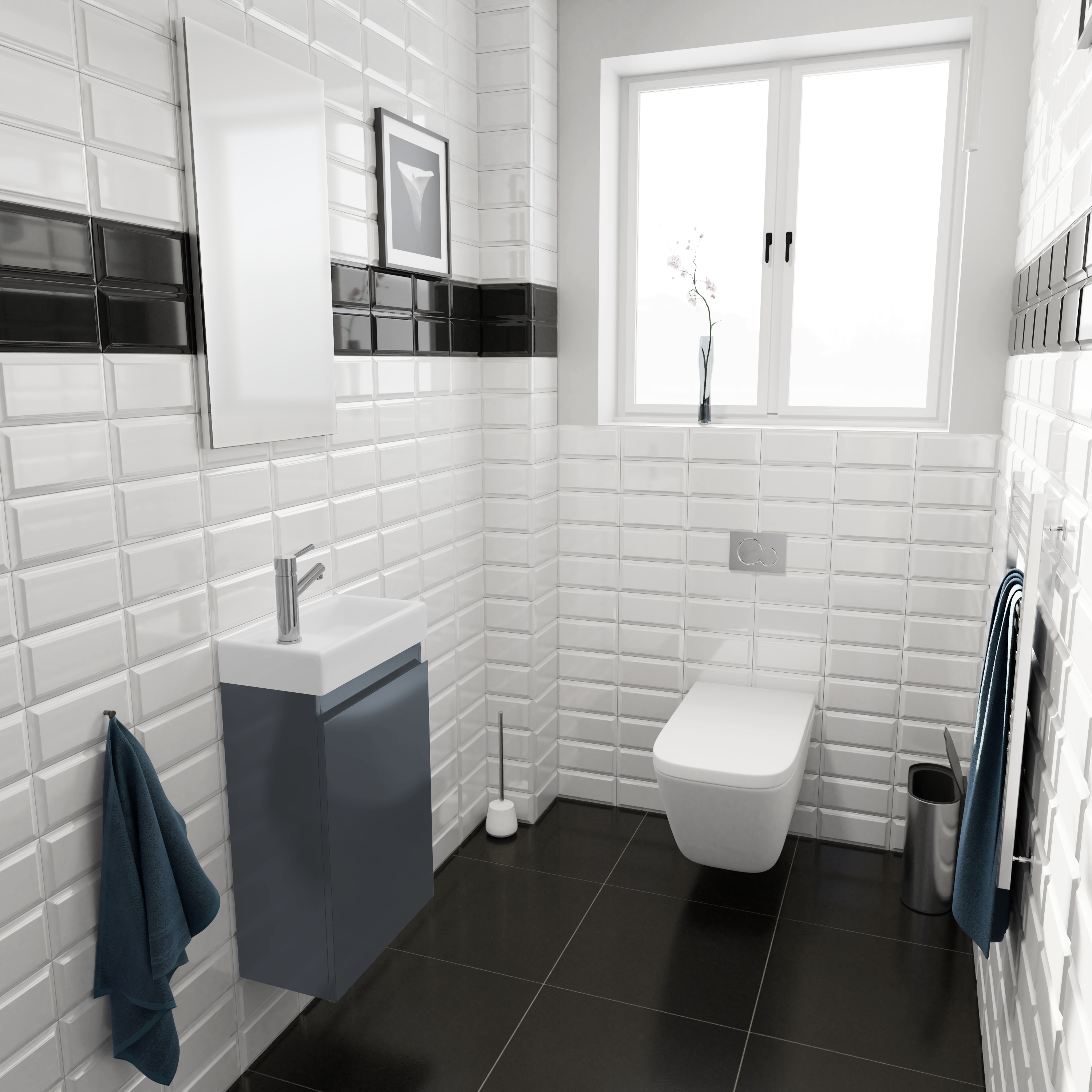 40cm-A5-Anthrazite_Glossy_Front