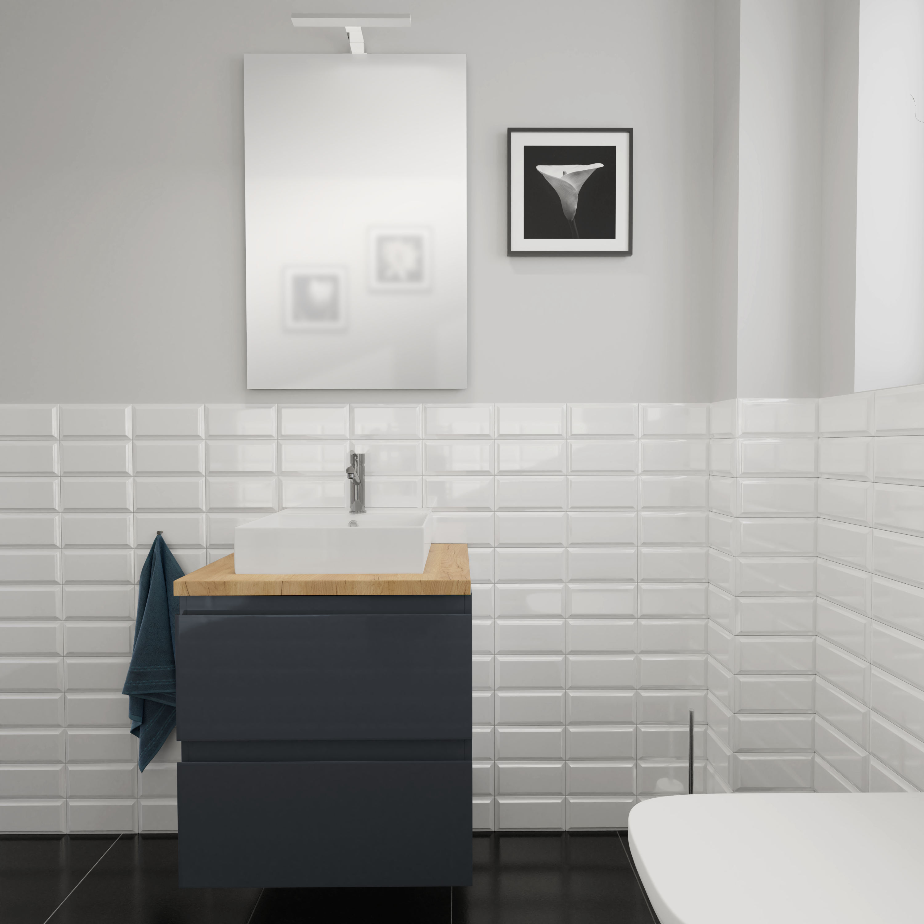 60cm-E85-Anthrazite_Glossy_Front