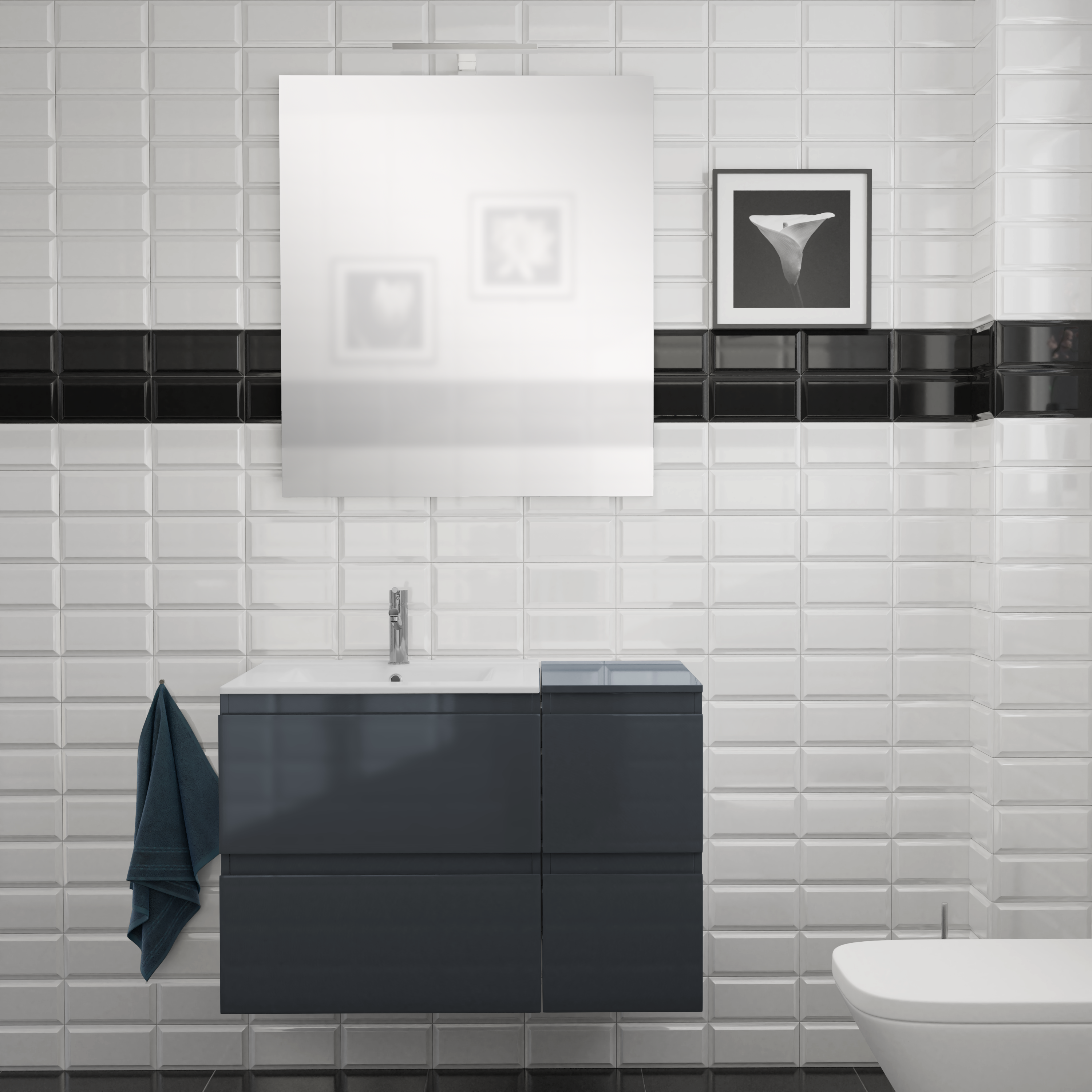 90cm-H15-Anthrazite_Glossy_Front
