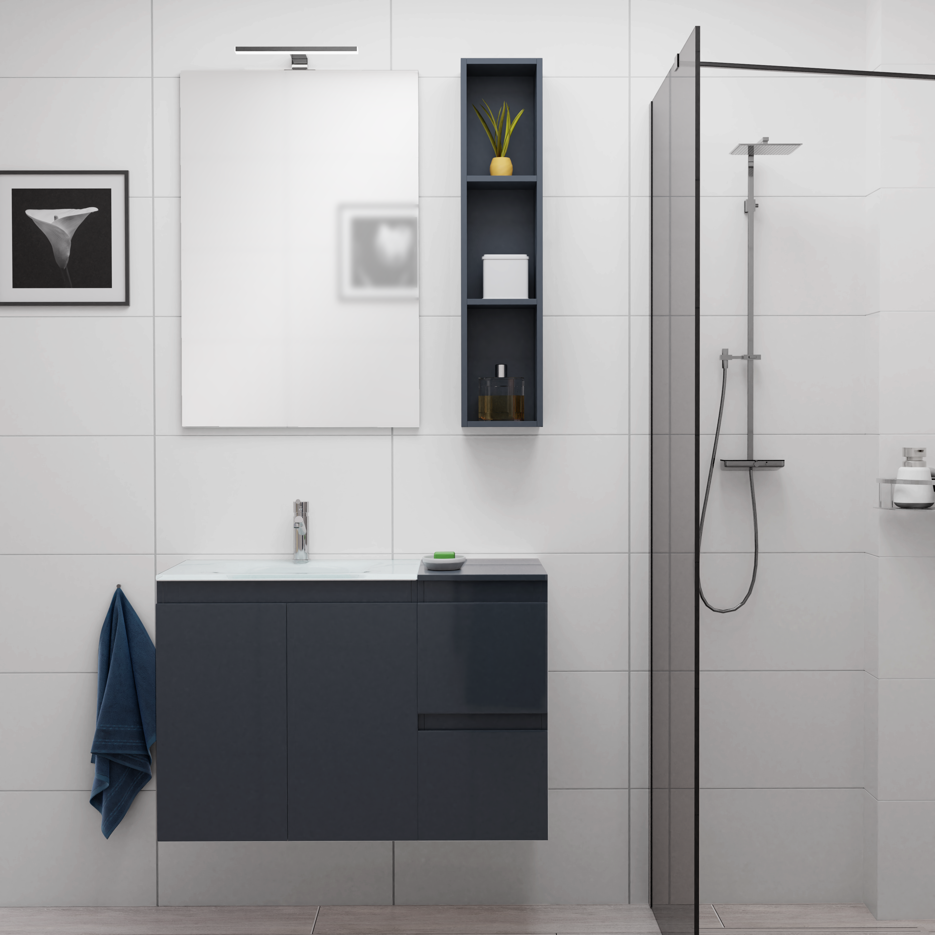 90cm-H25-Anthrazite_Glossy_Front