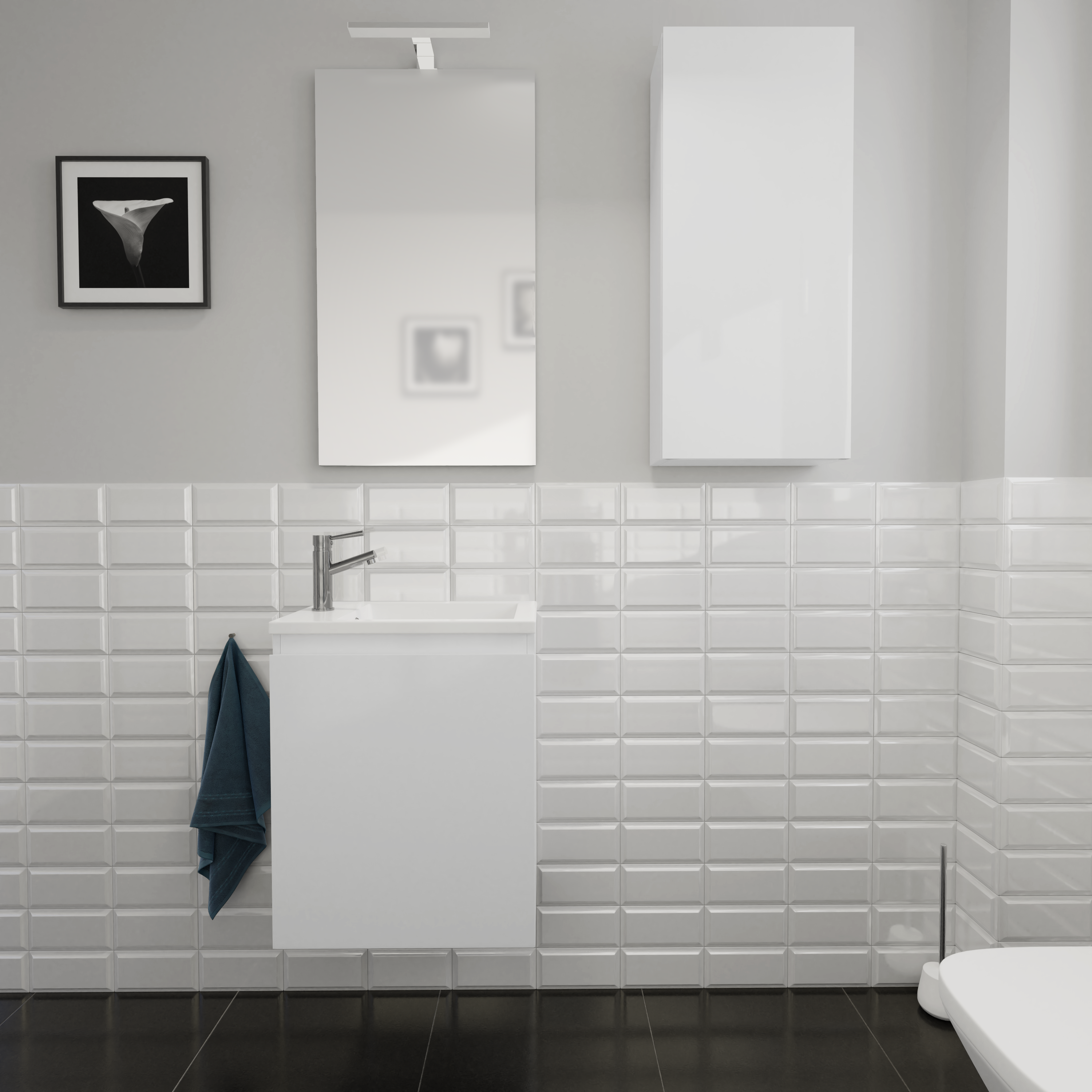 90cm-H63_Guest2-Weiß_Glossy_Front