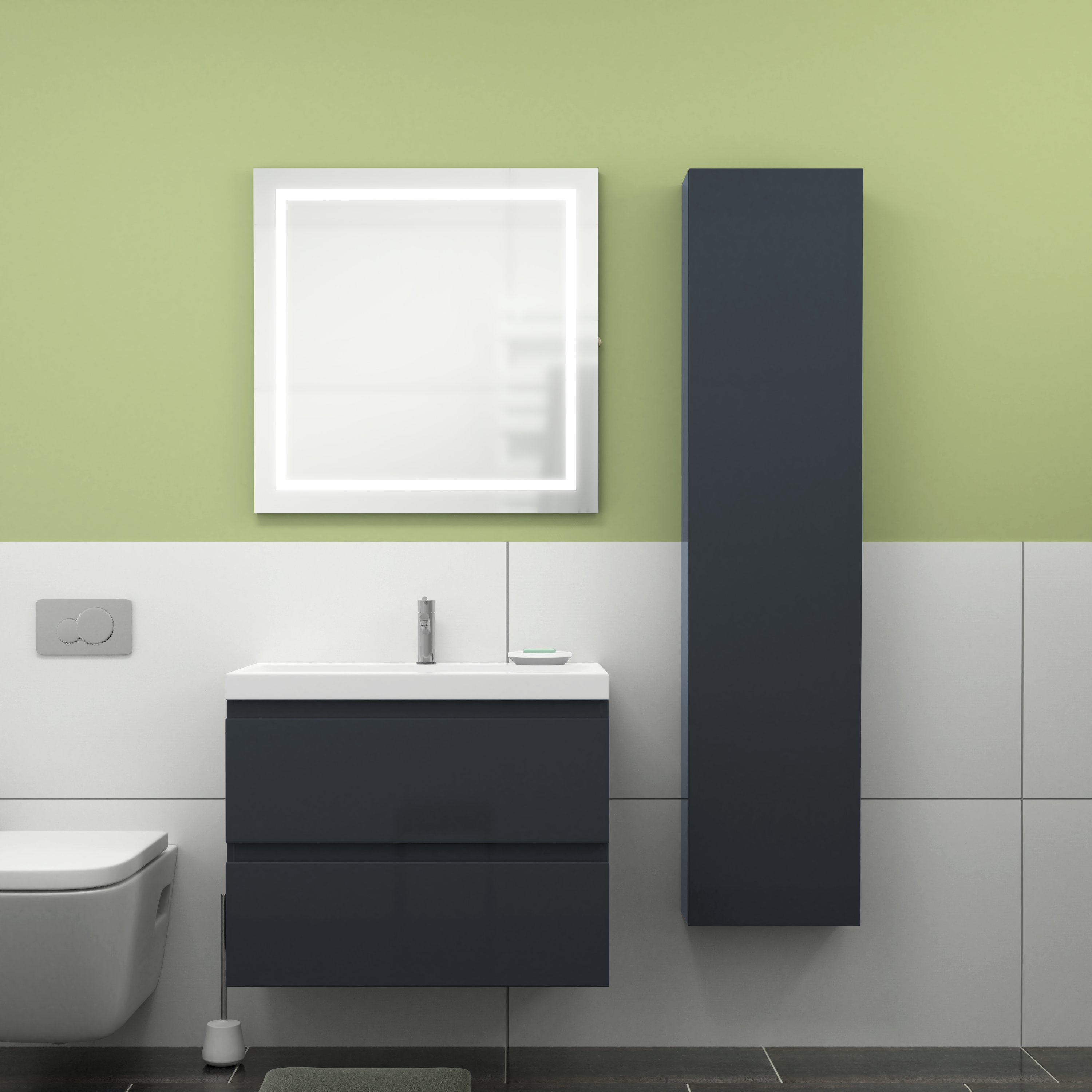 120cm-K75-Anthrazite_Glossy_Front