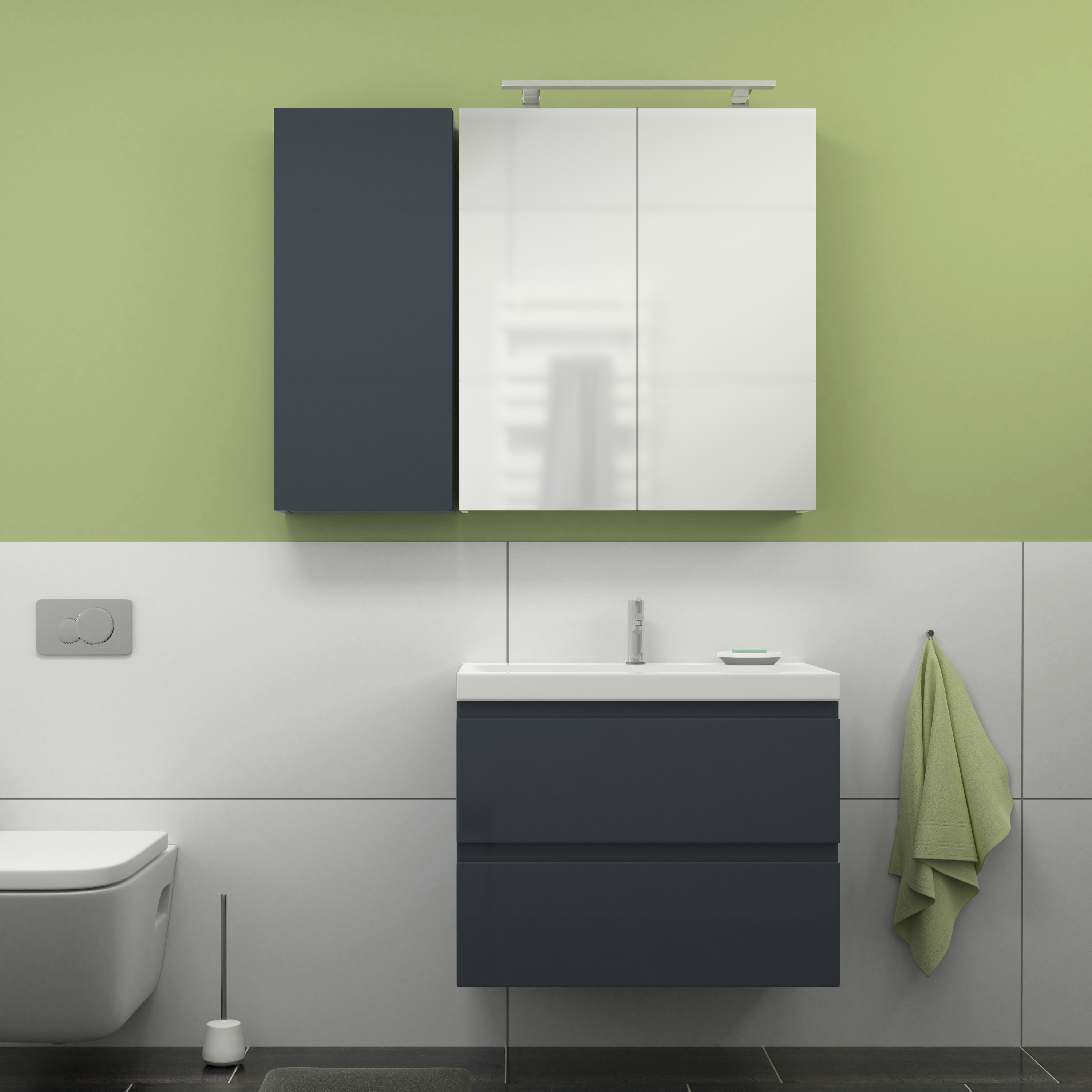 120cm-K85-Anthrazite_Glossy_Front