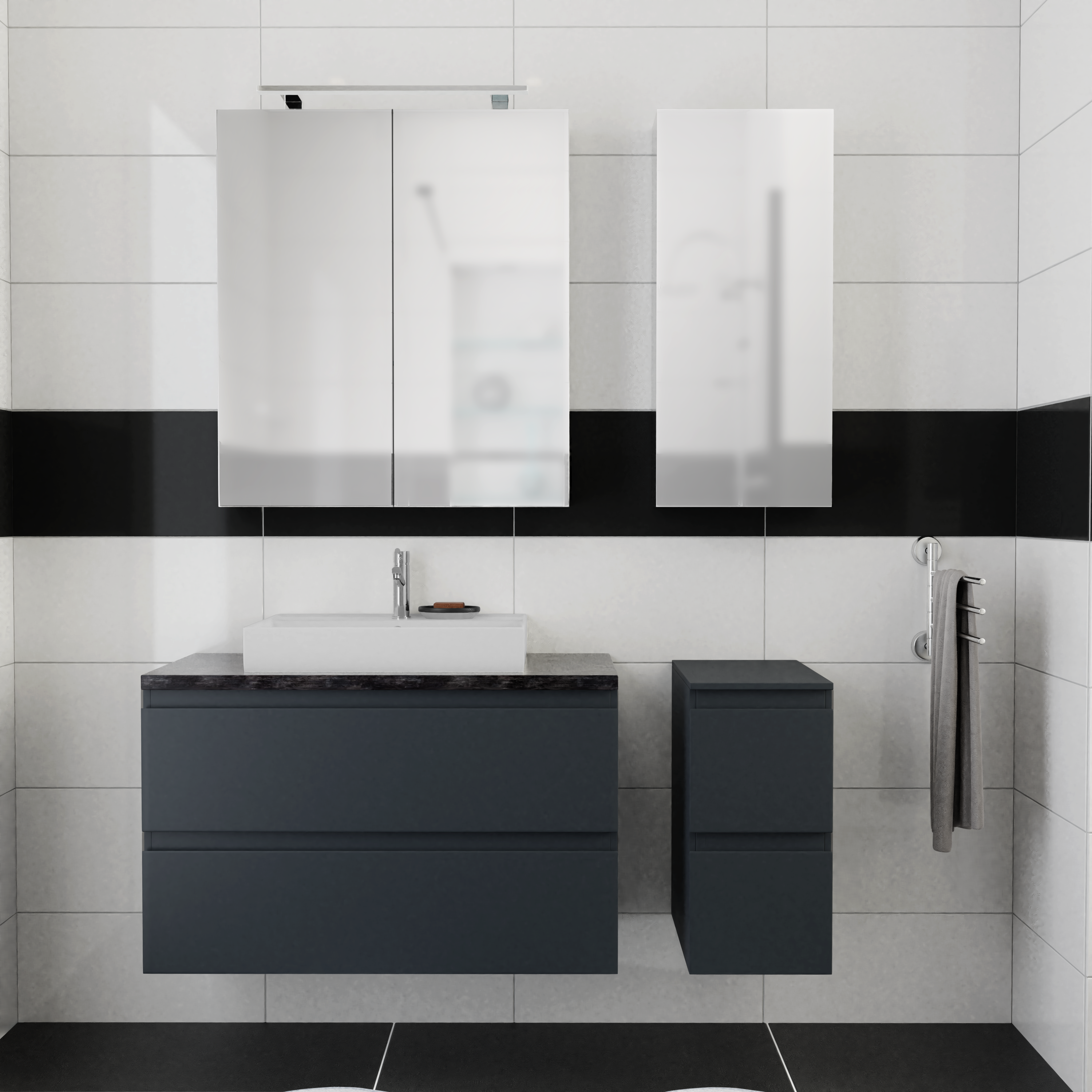 130cm-L14-Anthrazite_Matte_Front