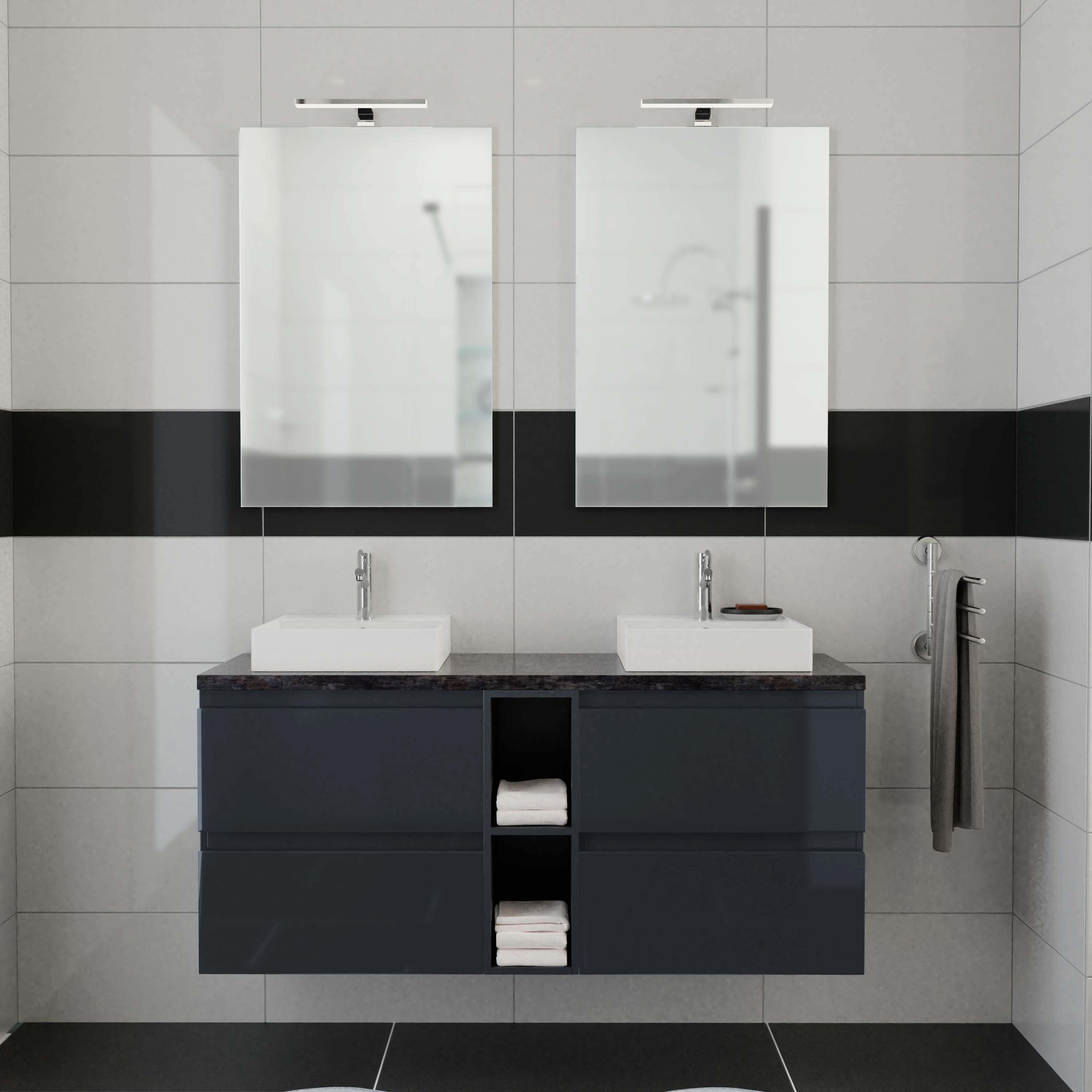 140cm-M15-Anthrazite_Glossy_Front