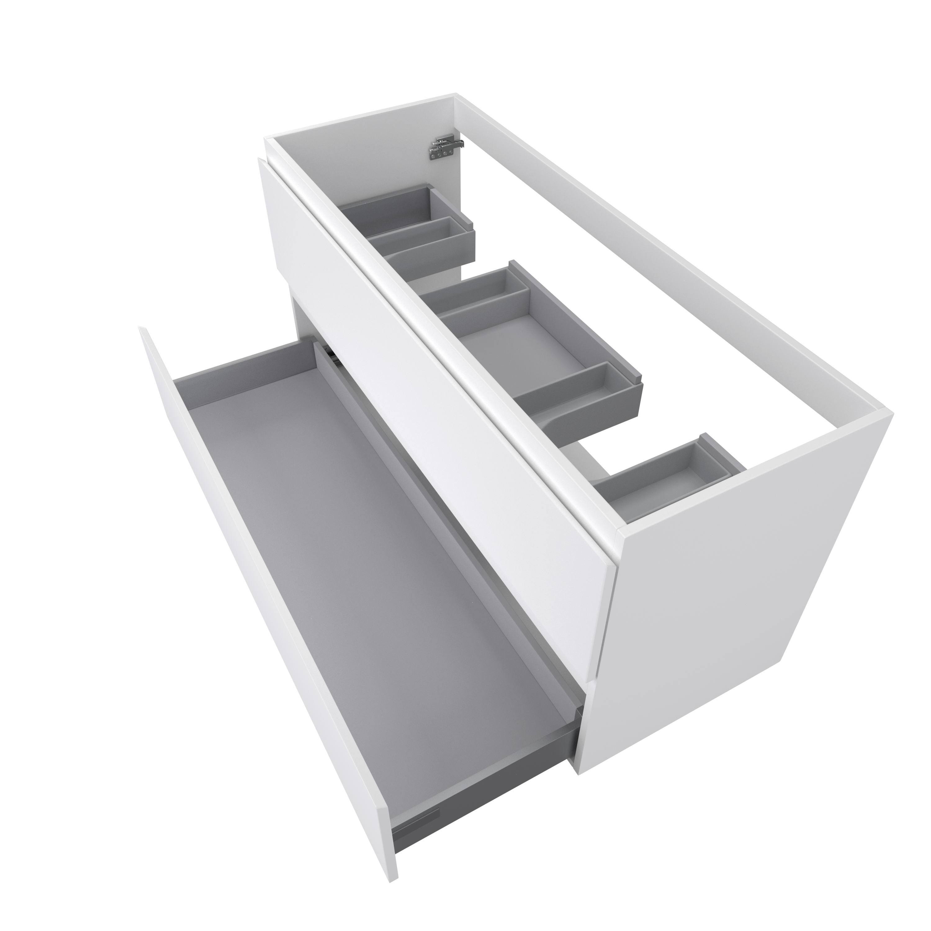 Bottom_Open_White_Matte_120cmX46cmX60cm_2drawer